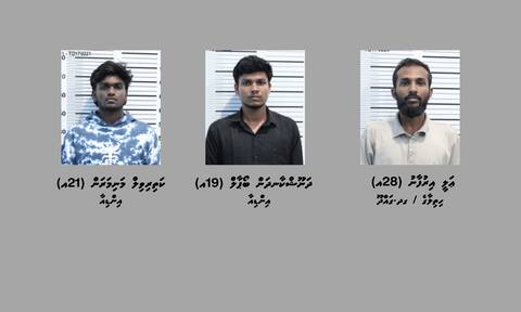 ހަ ކިލޯއަށްވުރެ ގިނަ މަސްތުވާތަކެއްޗާއެކު ދިވެއްސަކާއި ދެ ބިދޭސީން ހައްޔަރުކޮށްފި