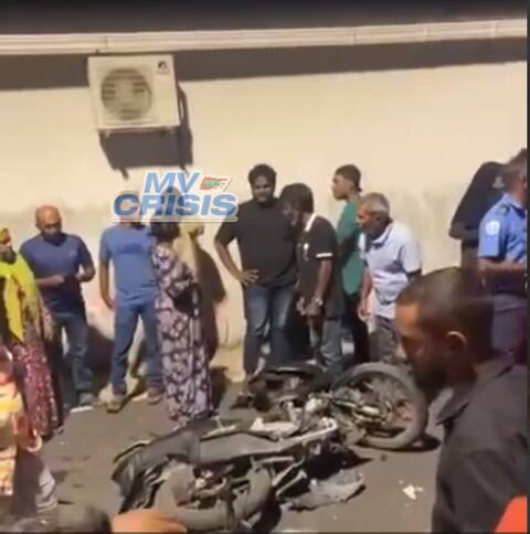 ފުވައްމުލަކުގައި ހިނގި ނުރައްކާތެރި އެކްސިޑެންޓެއްގައި ދެމީހަކަށް އަނިޔާވެއްޖެ