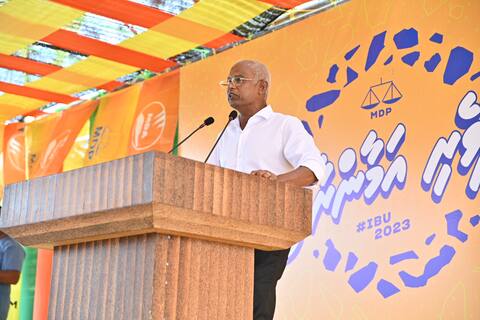 ދެވަނަ ދައުރަކަށް ނުކުންނެވީ، މިހާރު ފެށިފައި ހުރި މަޝްރޫޢުތައް ނިންމައި ރައްޔިތުންނަށް އުފާވެރިކަން ހޯއްދަވައި ދެއްވުމަށް: ރައީސް