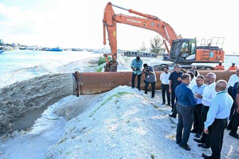 ހުޅުމާލެ ފޭސް 3 ގެ ބިން ހިއްކުމުގެ މަސައްކަތް އަލުން ފަށައިފި