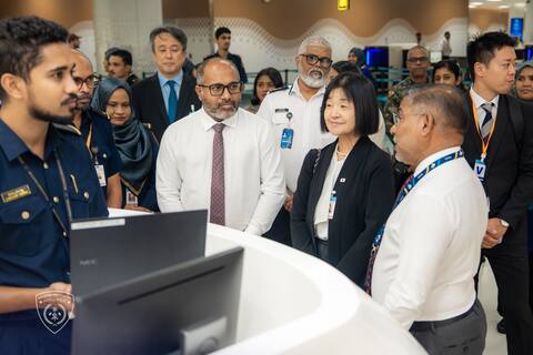 ރާއްޖޭގެ ބޯޑަރުގެ ސަލާމަތީ ނިޒާމު ވަރުގަދަކުރުމަށް ޖަޕާނުން ޒަމާނީ ސިސްޓަމެއް ހަދިޔާކޮށްފި