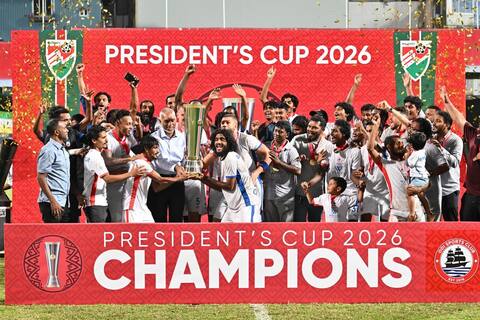 މާޒިޔާ ބަލިކޮށް އޮޑި ސްޕޯޓްސް ކްލަބުން ޕްރެޒިޑެންޓްސް ކަޕް ކާމިޔާބުކޮށްފި